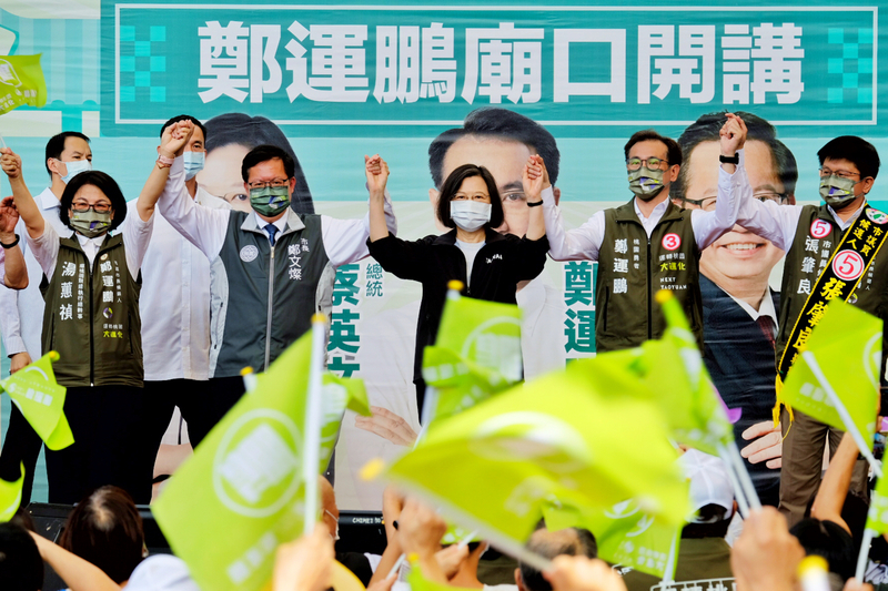 2022選戰／力挺鄭運鵬 蔡總統：最激戰的桃園不能輸