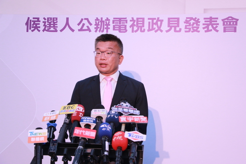 2022選戰／台中市長公辦政見會 蔡其昌：找回台中人光榮