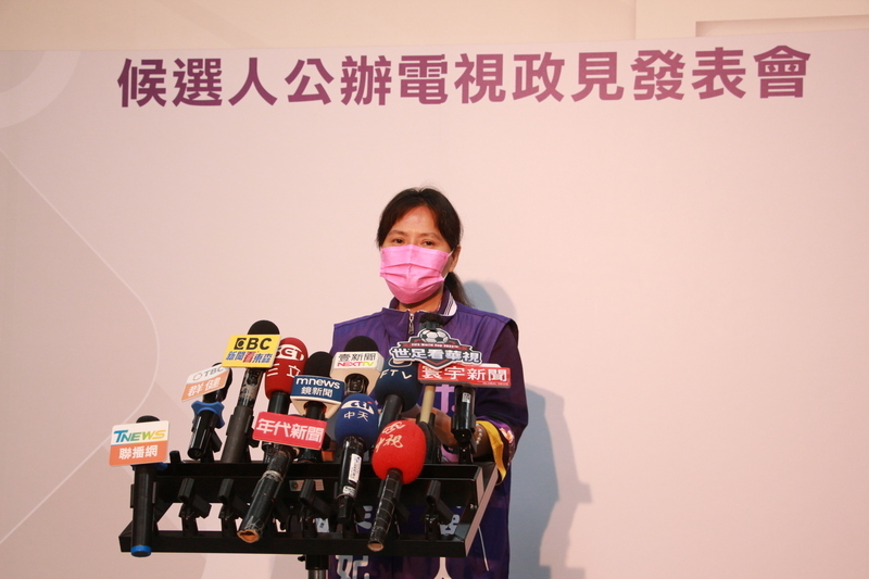 2022選戰／台中公辦政見會  陳美妃：想當真正做建設的市長