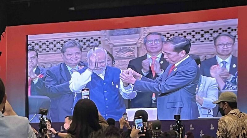 佐科威將G20輪值主席國席位交給莫迪