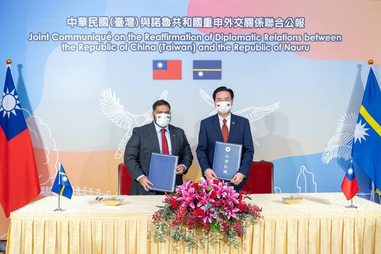 彰顯友好邦誼 台諾簽署重申外交關係聯合公報
