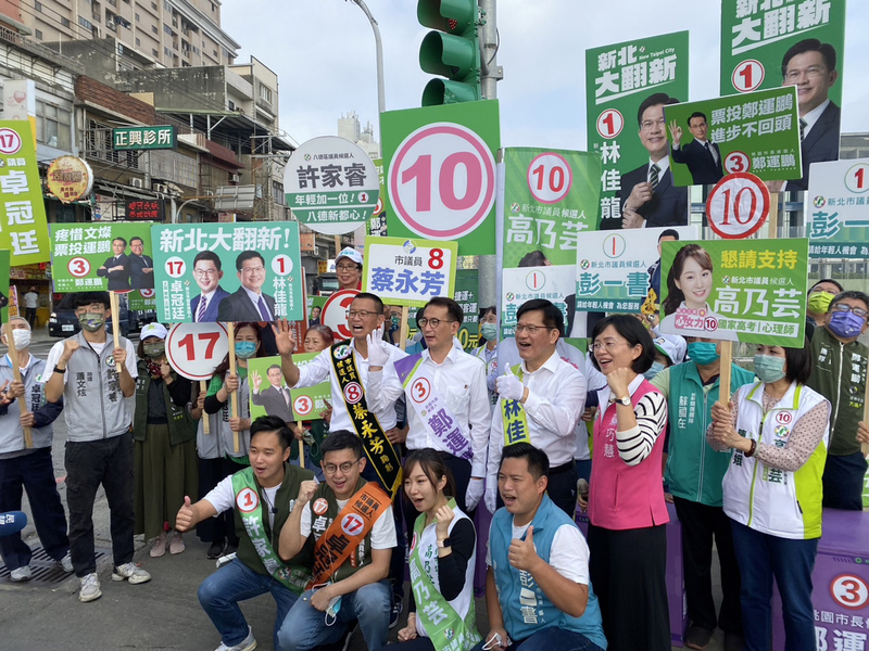 2022選戰／共同生活圈 鄭運鵬合體林佳龍 張善政同框侯友宜