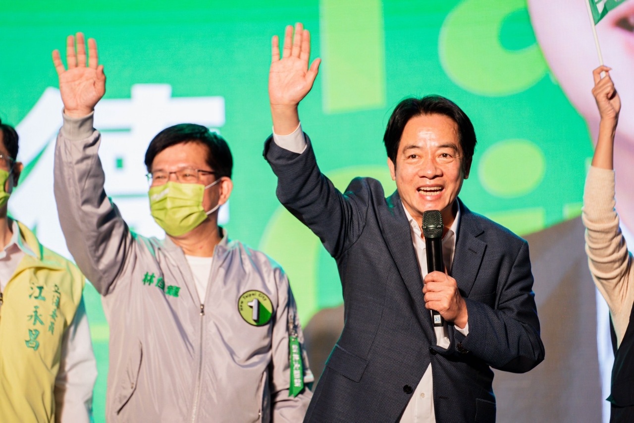 2022選戰／賴清德輔選 笑談林佳龍「外面還有5個孩子」
