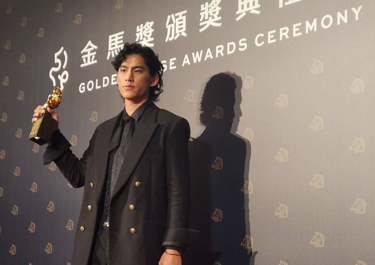 金馬59／《黑的教育》朱軒洋  奪最佳男配角