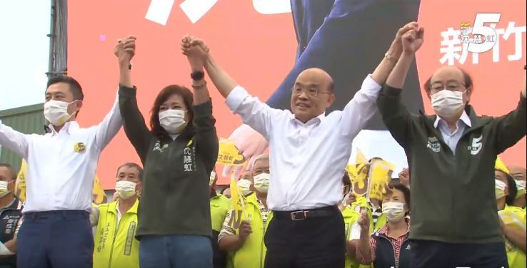 2022選戰／蘇貞昌：肯定林智堅 就支持沈慧虹