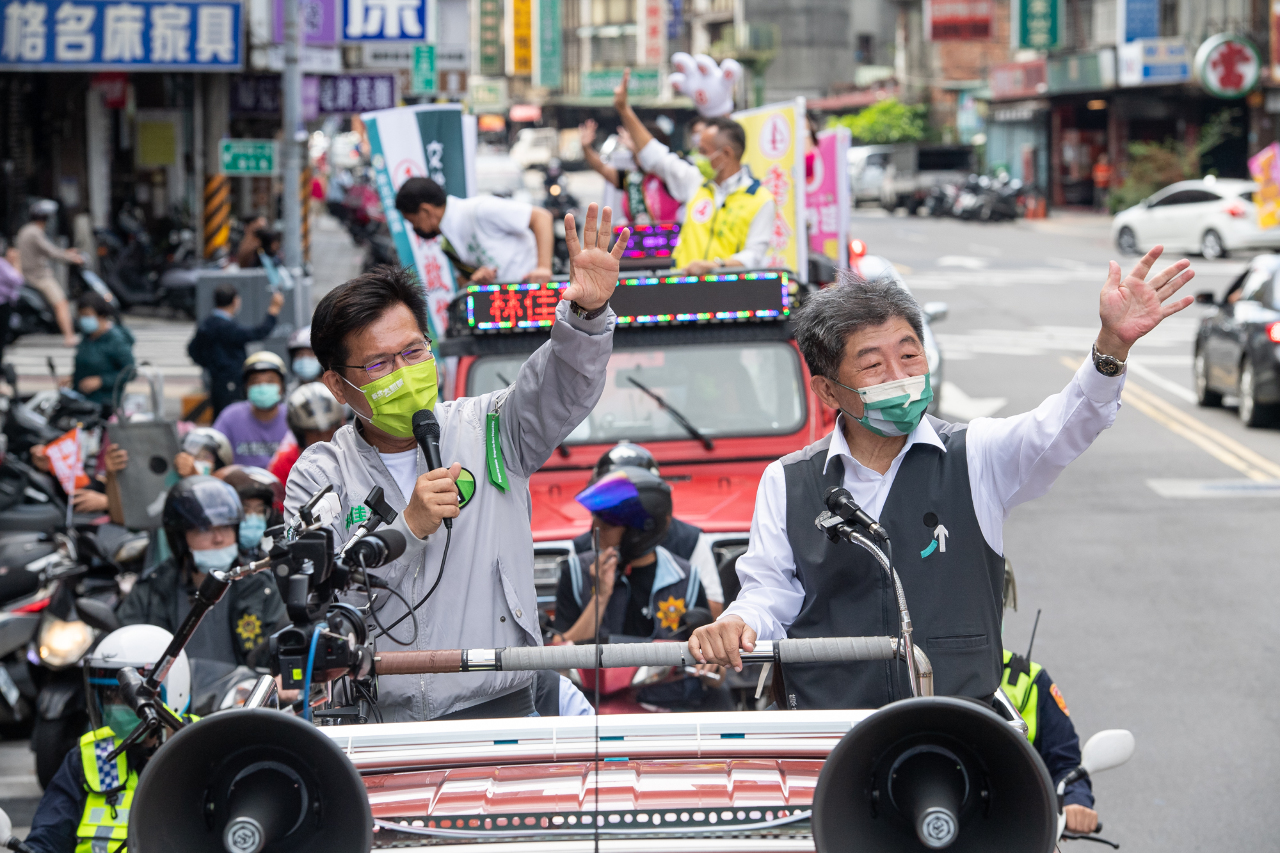 2022選戰／加碼衝刺藍營票倉 林佳龍：感受到選民熱情