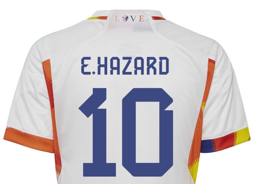 世界盃／因為Love  比利時客場球衣遭FIFA否決