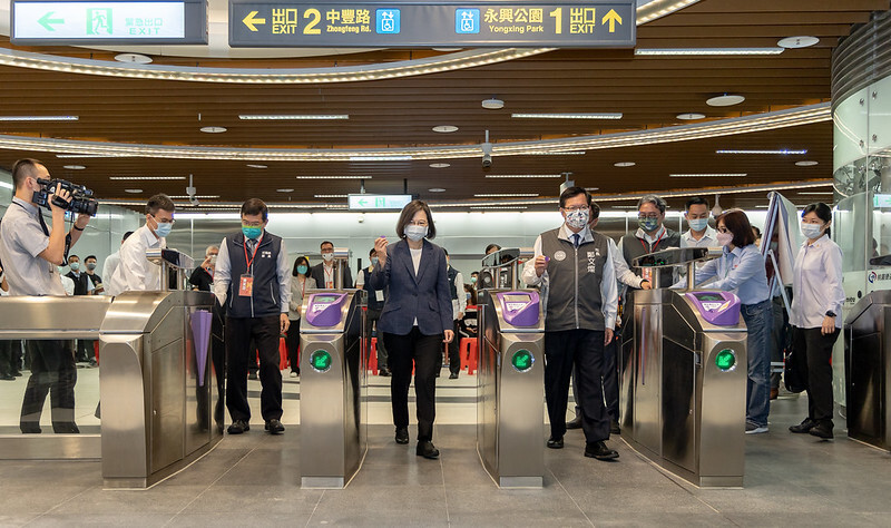 視察機捷A22站 總統：首都圈交通將更方便
