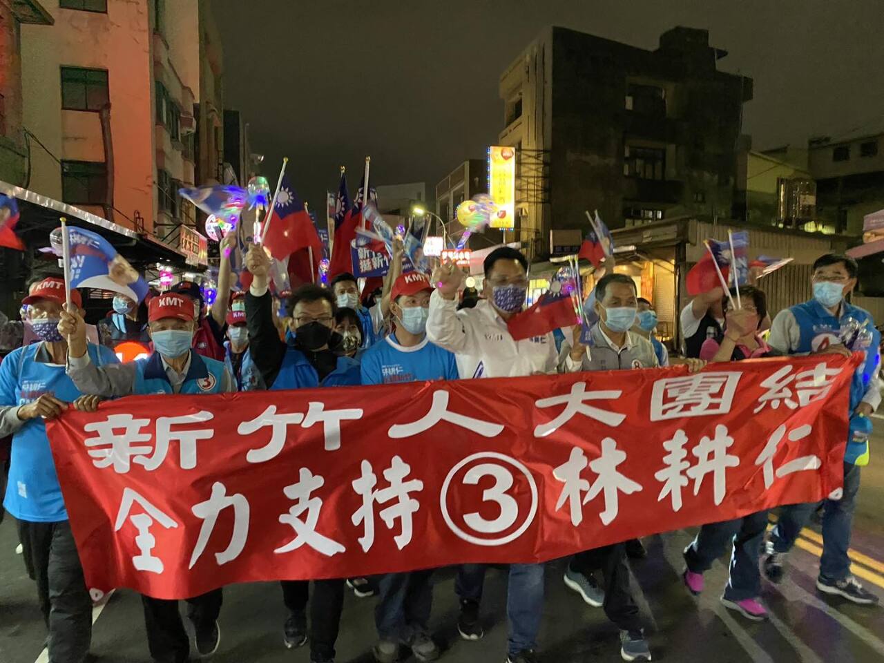 2022選戰／選前之夜批綠打高 林耕仁：用選票找回新竹善良