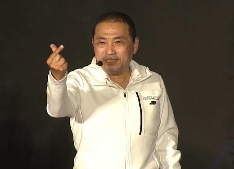 2022選戰／台灣是家 侯友宜：家裡不分黨派 團結打拚有希望