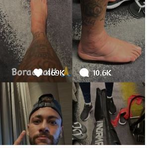世界盃／內馬爾世界盃小組賽報銷 發文可見腳踝十分腫脹