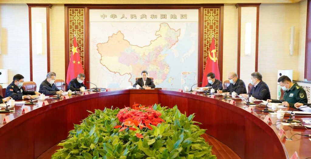 白紙革命／中共政法委：堅決打擊擾亂秩序