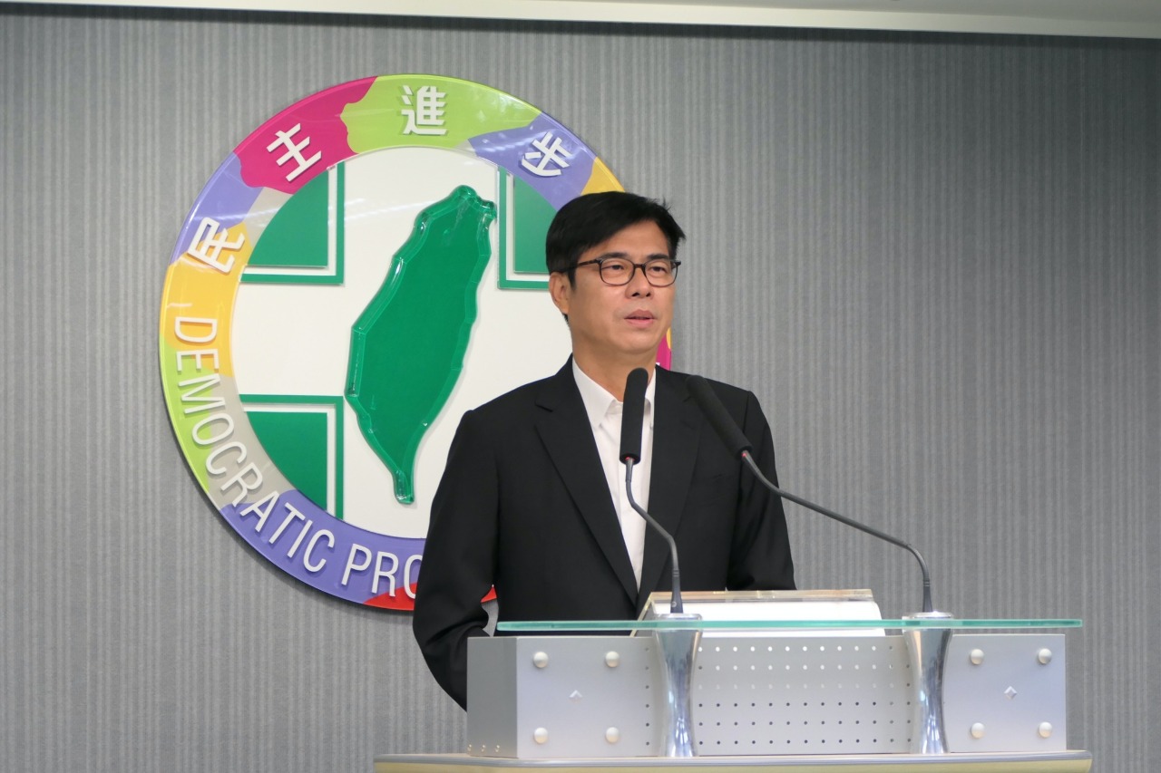 民進黨推陳其邁任代理黨主席 感謝選民給反省機會