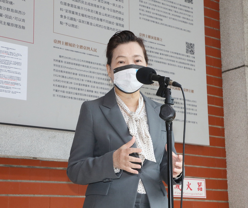 炒作去台化議題 王美花：想影響台美關係