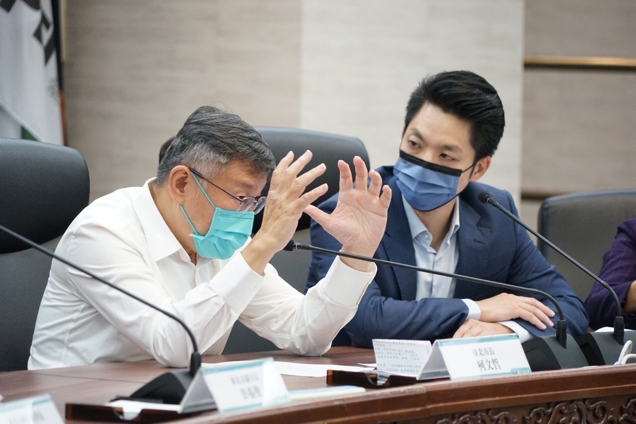 蔣柯會談交接 柯文哲提醒財政紀律及淨零碳排