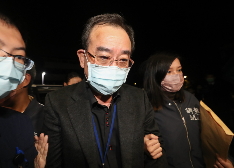 涉內線交易 基亞董事長張世忠30萬元交保