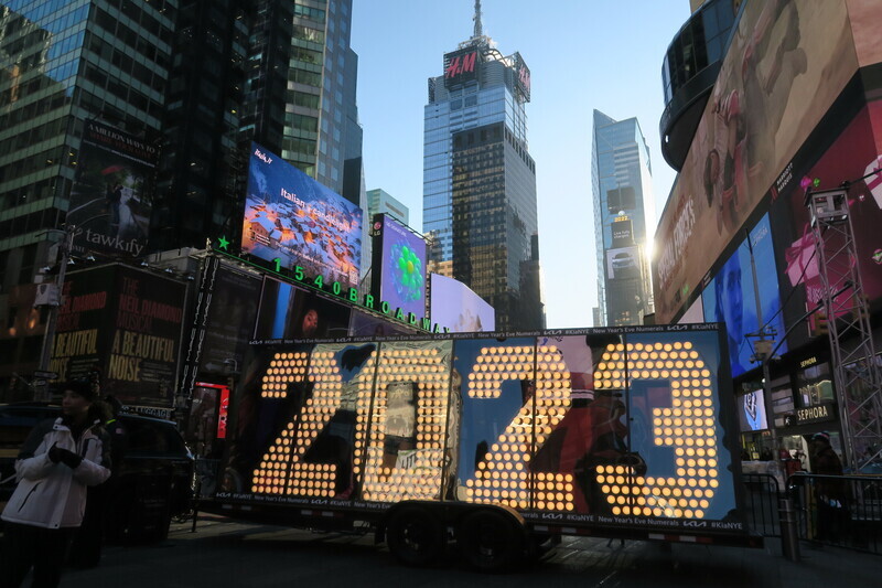 揮別防疫限制  紐約時報廣場跨年盛況可期