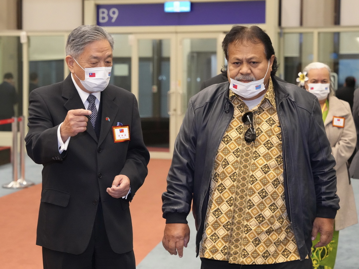 吐瓦魯國會議長訪台 府：邦誼穩固友好