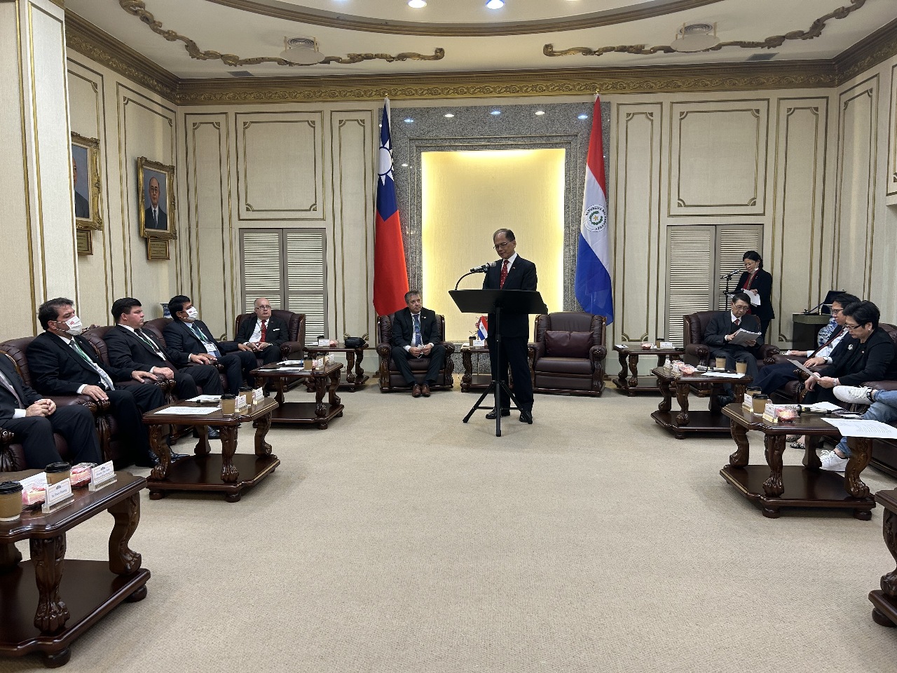 游錫堃：感謝巴拉圭堅拒中國惡勢力 與台維持穩固邦誼