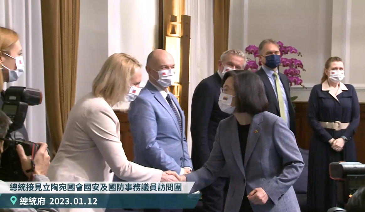 接見立陶宛國會訪團 總統：以行動展現民主盟友合作決心