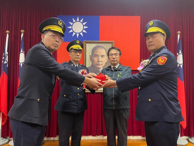 南市警局長上任  廖宗山：公權力不彰致惡勢力猖獗