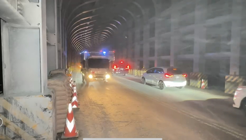日夜搶修蘇花大清水隧道 傍晚恢復正常通行