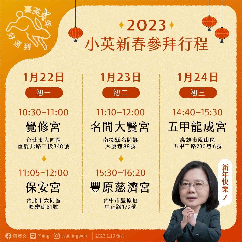 總統恢復發放福袋 並將慰問國軍及第一線人員