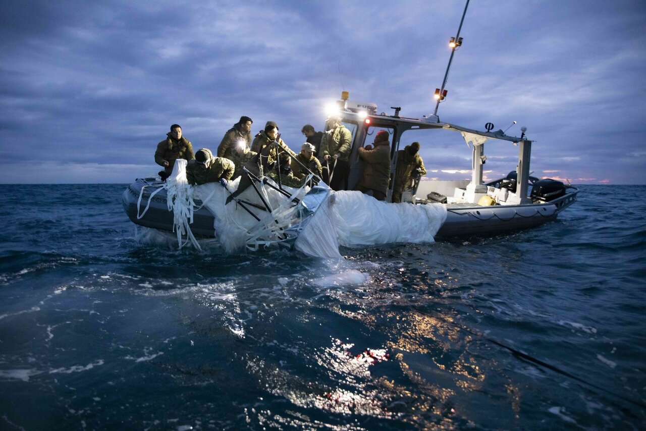 打撈中國間諜氣球 美軍：已找到關鍵感測器