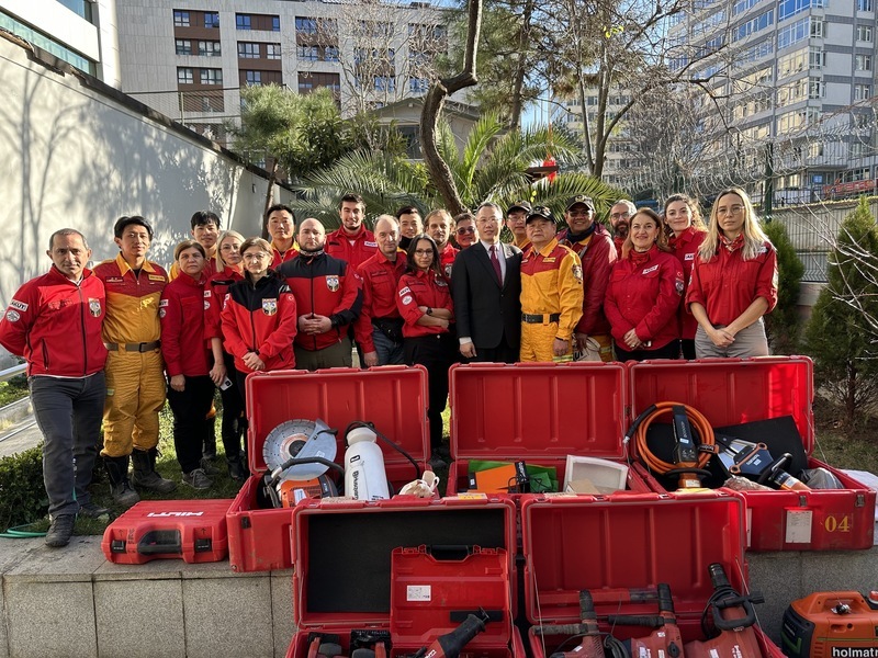 台灣4噸器材捐土耳其AKUT 強化互助機制