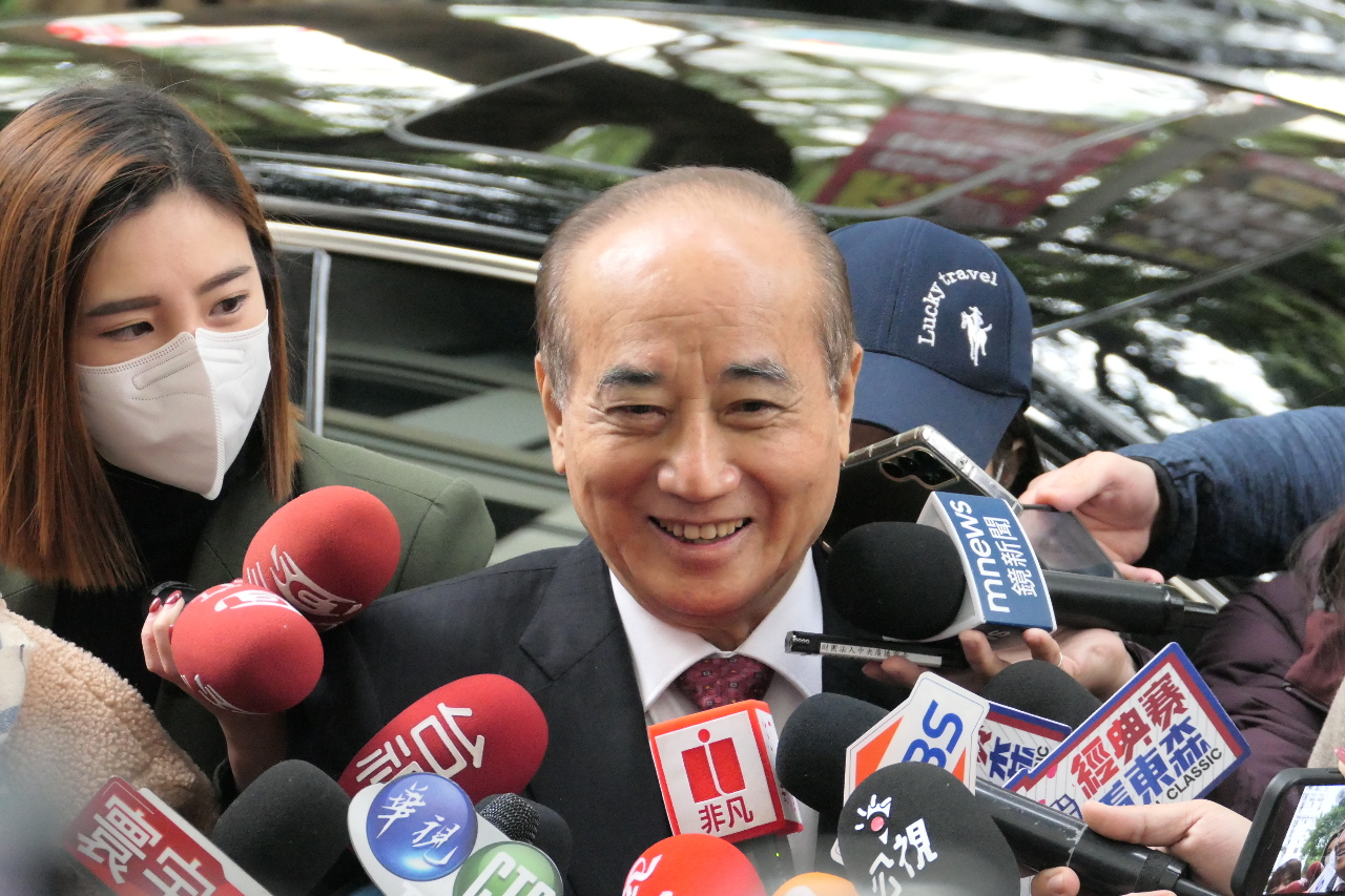郭台銘拜會談「郭柯配」？　王金平：亂講的
