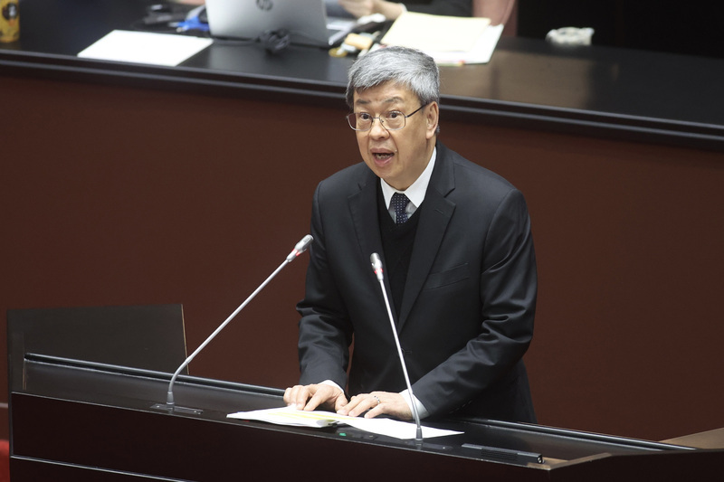 陳建仁宴請綠委 盼盡速通過疫後特別預算案
