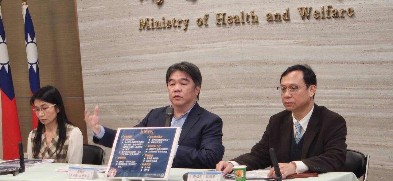 穩定藥品供應 衛福部提短中長期策略