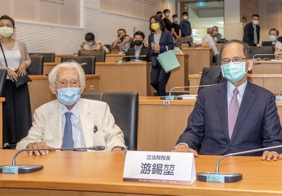 悼念辜寬敏 游錫堃：努力實現未竟之事