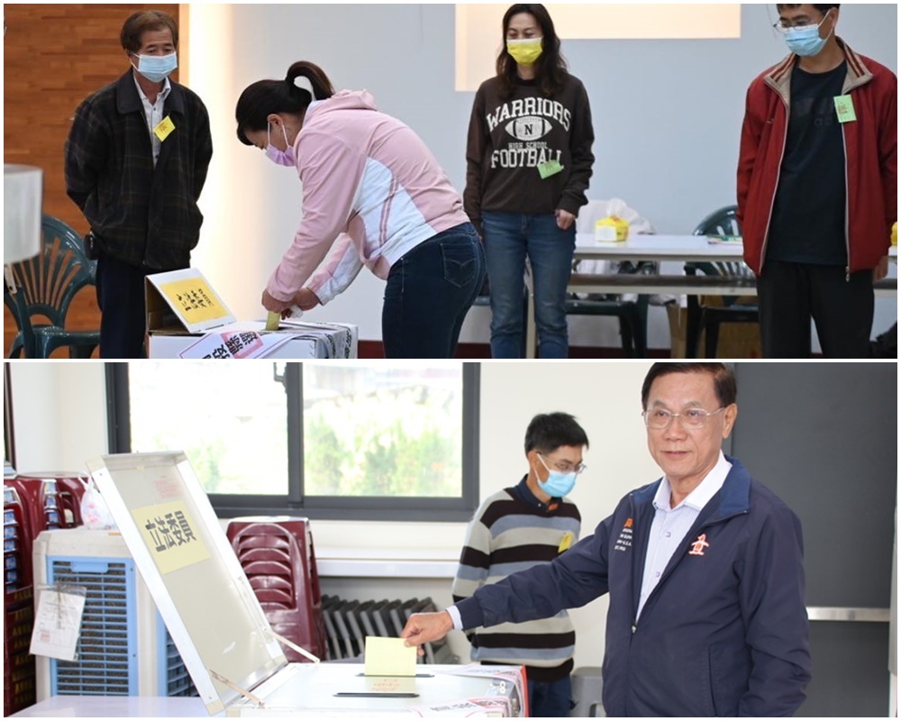 南投立委補選投票 蔡培慧感謝支持者 林明溱說有信心