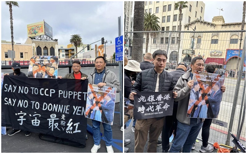 抗議奧斯卡向中共叩頭  王丹憾甄子丹登台