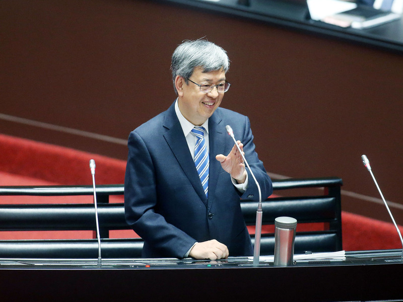 陳建仁：沒有要選總統 也不會領表登記