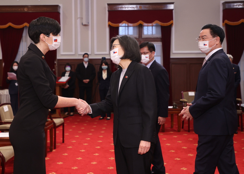 蔡總統：艾達莫娃在強大壓力下訪台 台捷重要里程碑
