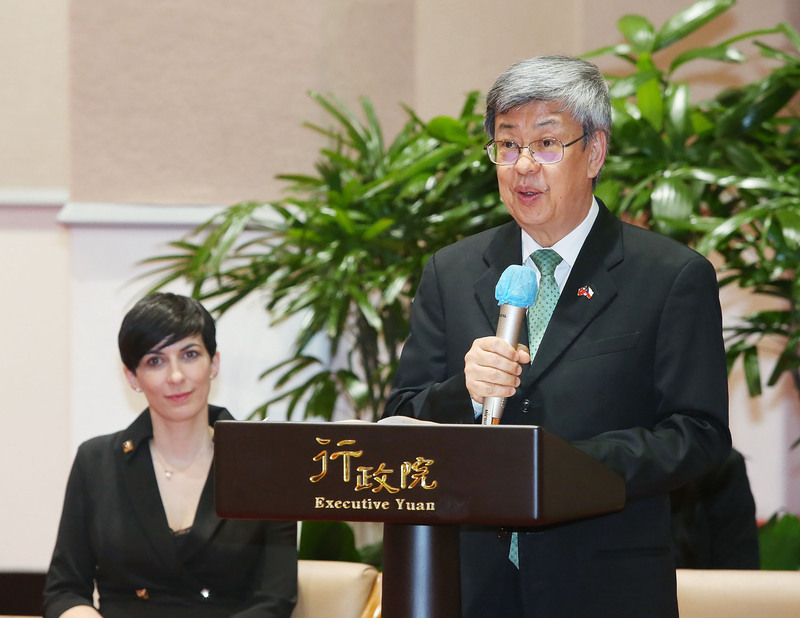 陳揆接見捷克眾議長 盼為雙方人民創造利益