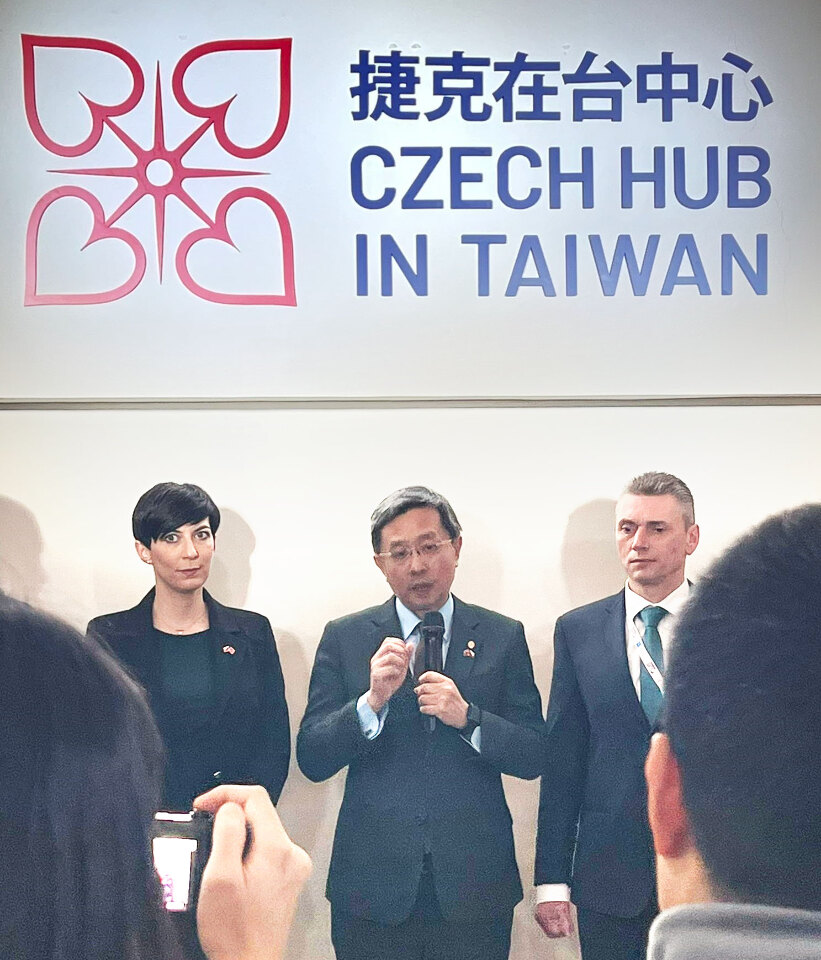 捷克在台中心揭牌 艾達莫娃：做台灣在歐最好朋友