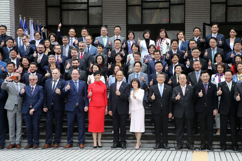 過去4年國會外交亮眼  逾80國3500位外賓到訪