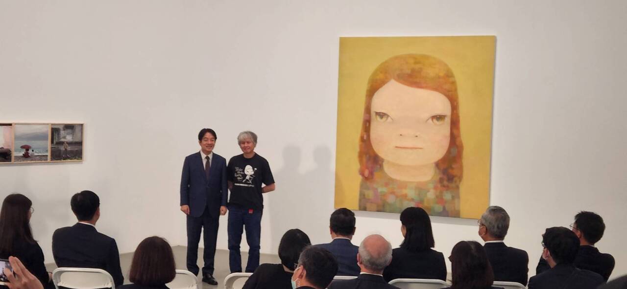 賴清德邀奈良美智  將台灣當第二個家