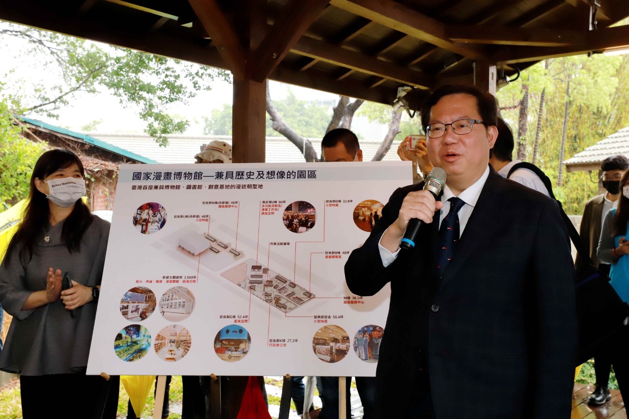 國家漫博館確定落腳台中刑務所 鄭文燦期許成台中新地標
