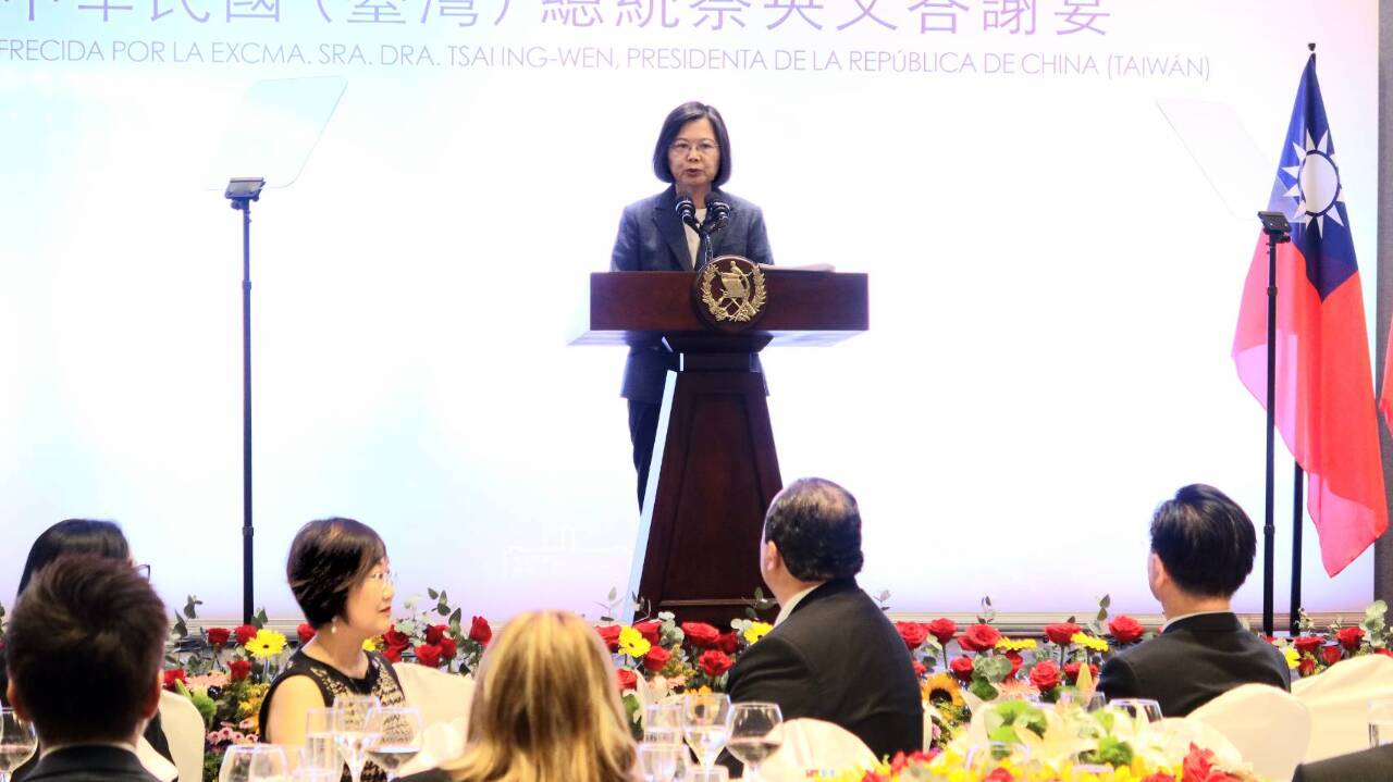 蔡總統出訪／總統：瓜國尊重古蹟及自然 值得台灣學習