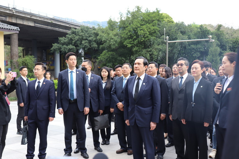 馬英九訪中／訪抗戰遺址博物館 馬爆料陳納德將軍很迷蔣夫人
