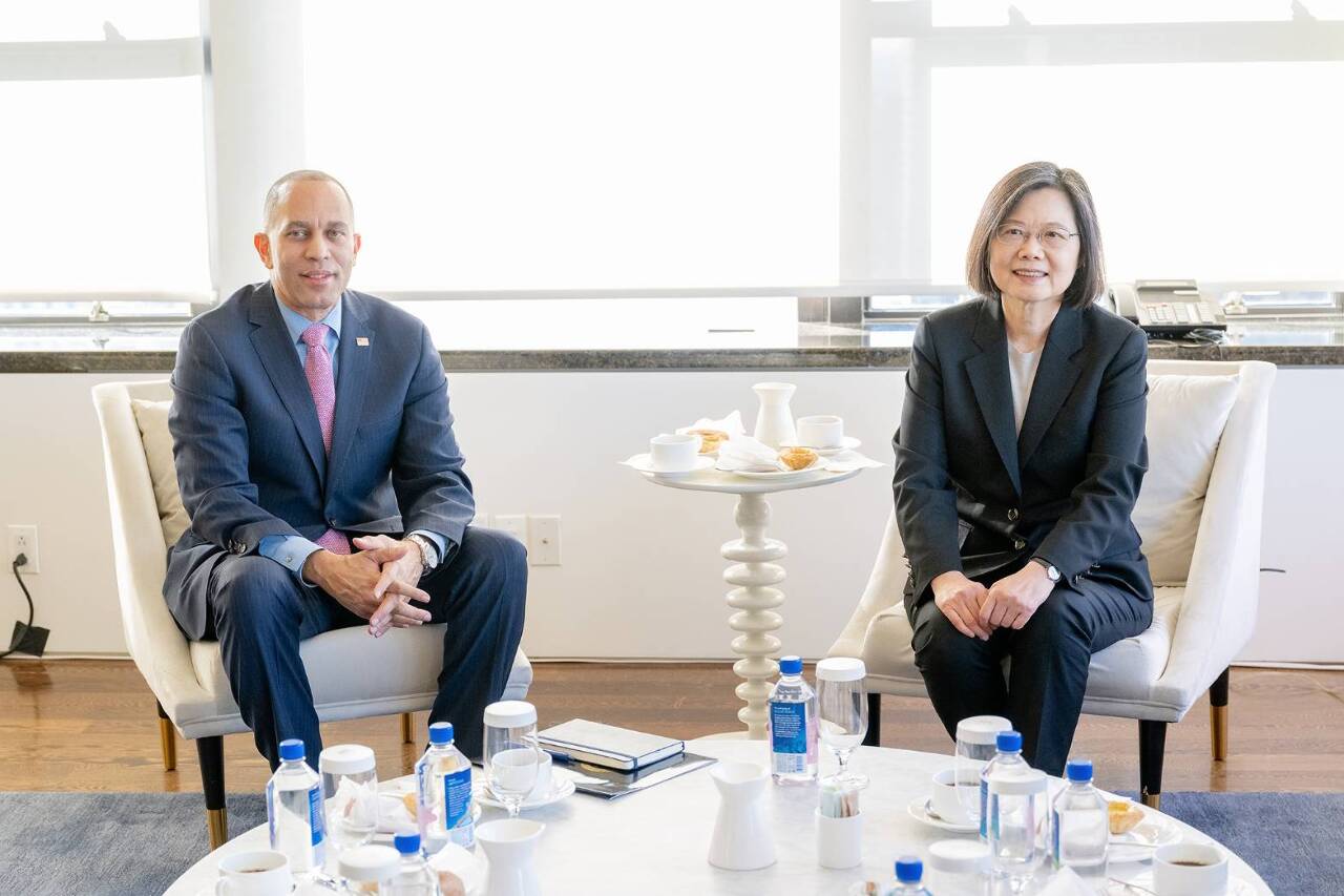 蔡總統出訪／過境紐約期間 曾會晤美眾院民主黨領袖及3參議員