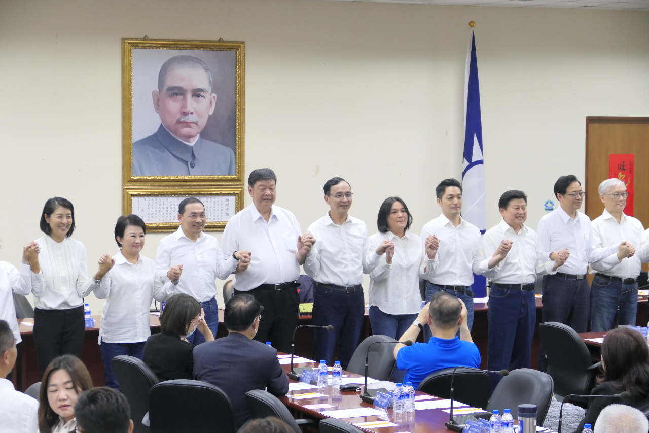 藍公布首波立委提名 四都首長同台造勢