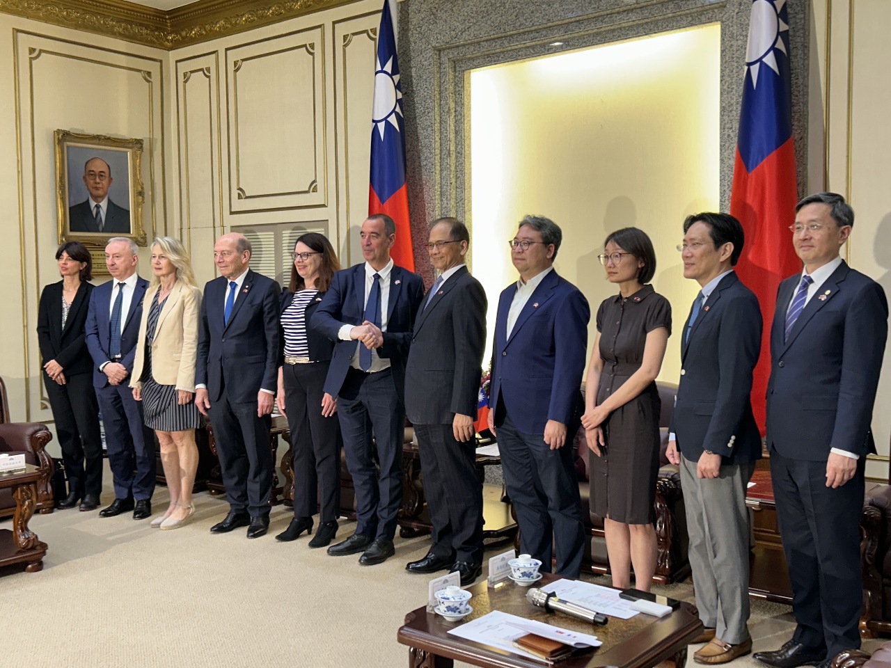 會法友台小組 游錫堃：保護台灣即守護歐美利益