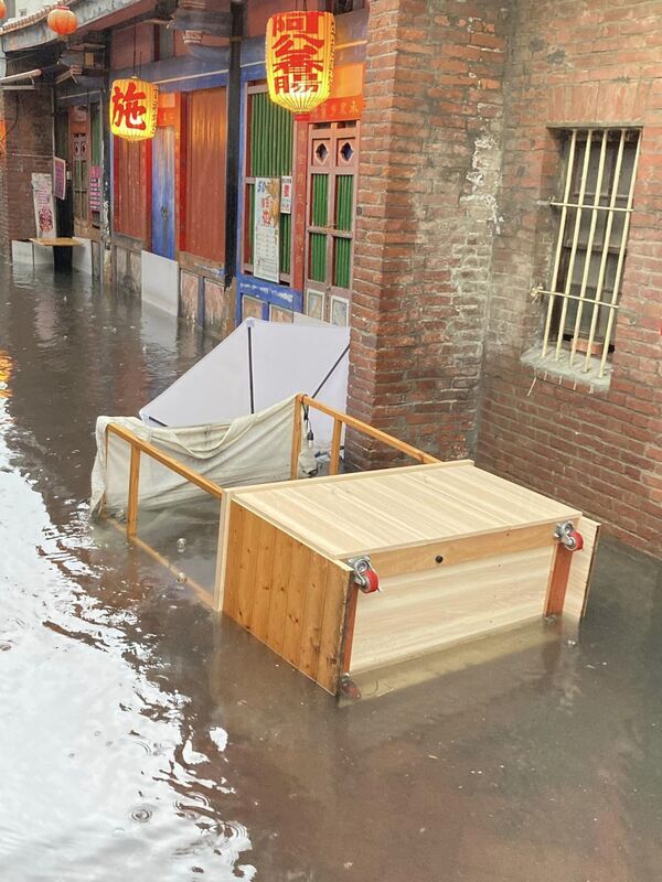 雨炸彰化鹿港多處淹水  6小時雨量逾百毫米
