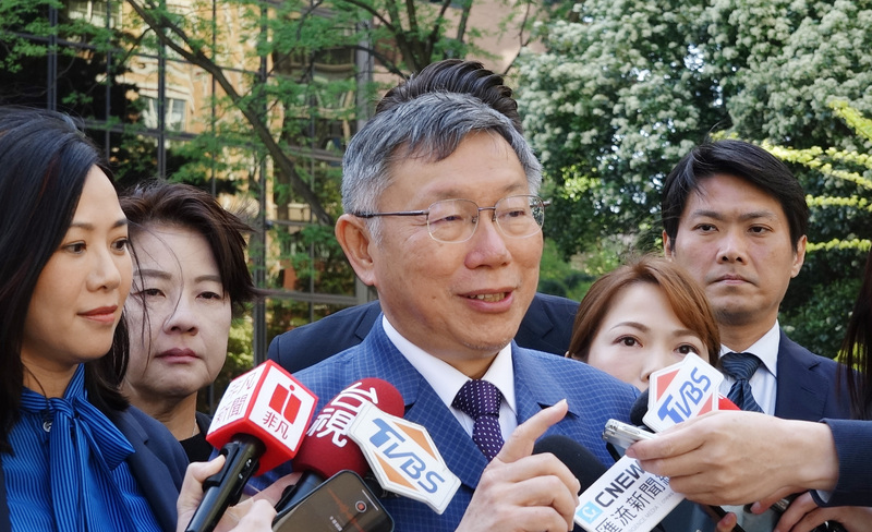 柯文哲再度拜會AIT  透露有白宮國安會官員出席