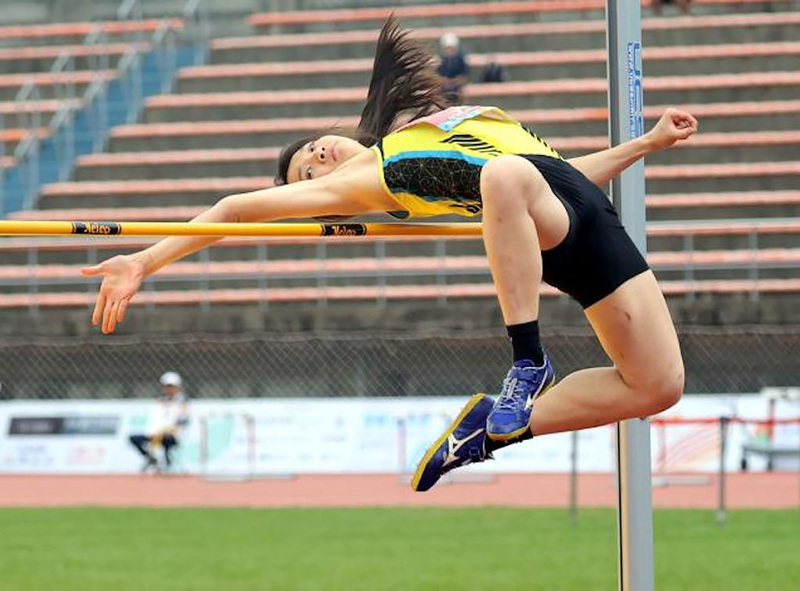 全中運林沛萱女子跳高1.82公尺摘金  歷年第7傑